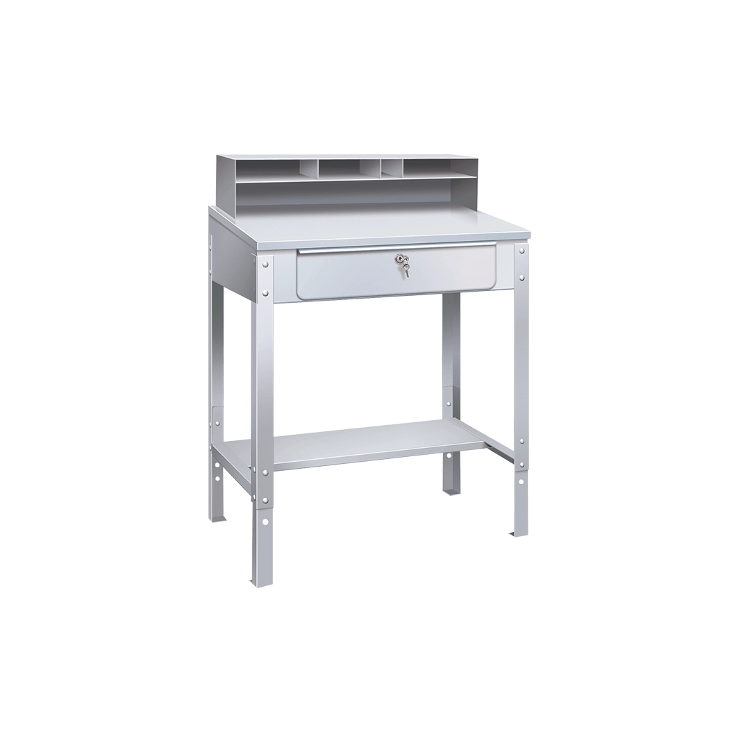 ASI Height-Adjustable Foreman Shop Desk — asi-desks formansdesk