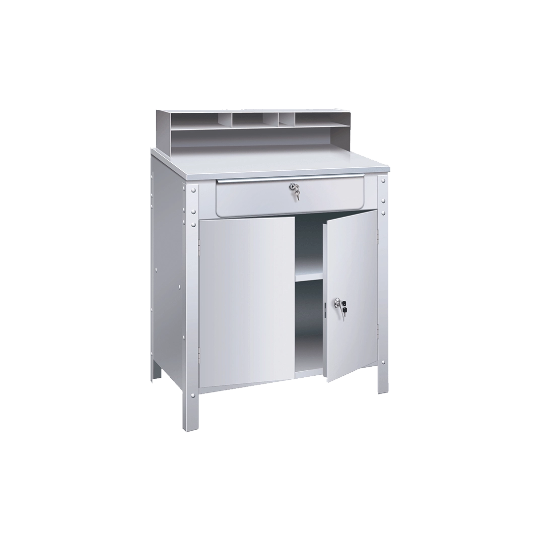 ASI Cabinet-Base Shop Desk — manufacturer product photograph