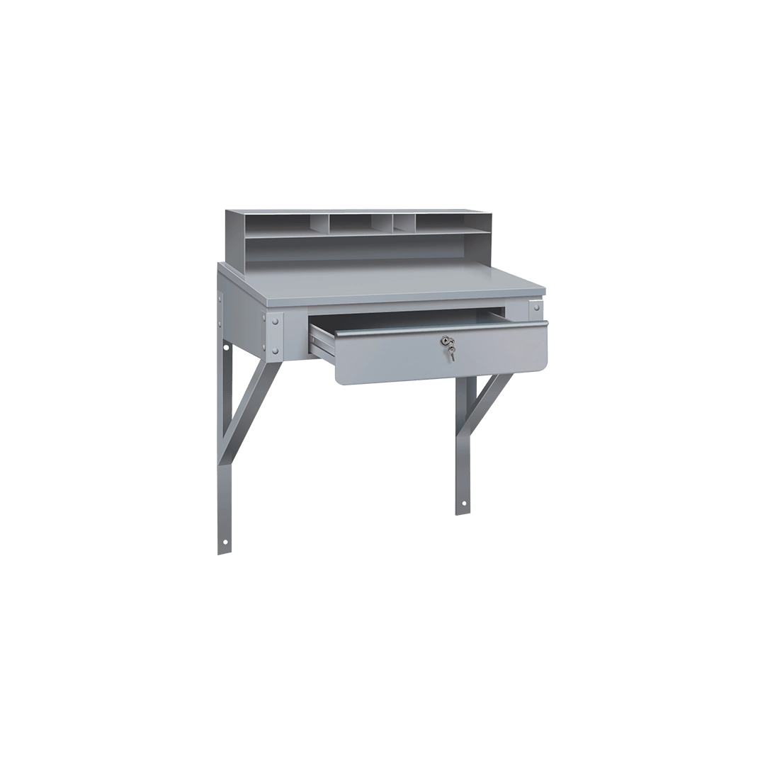 ASI Wall-Mounted Foreman Writing Desk — asi-desks wall-hungformansdesk