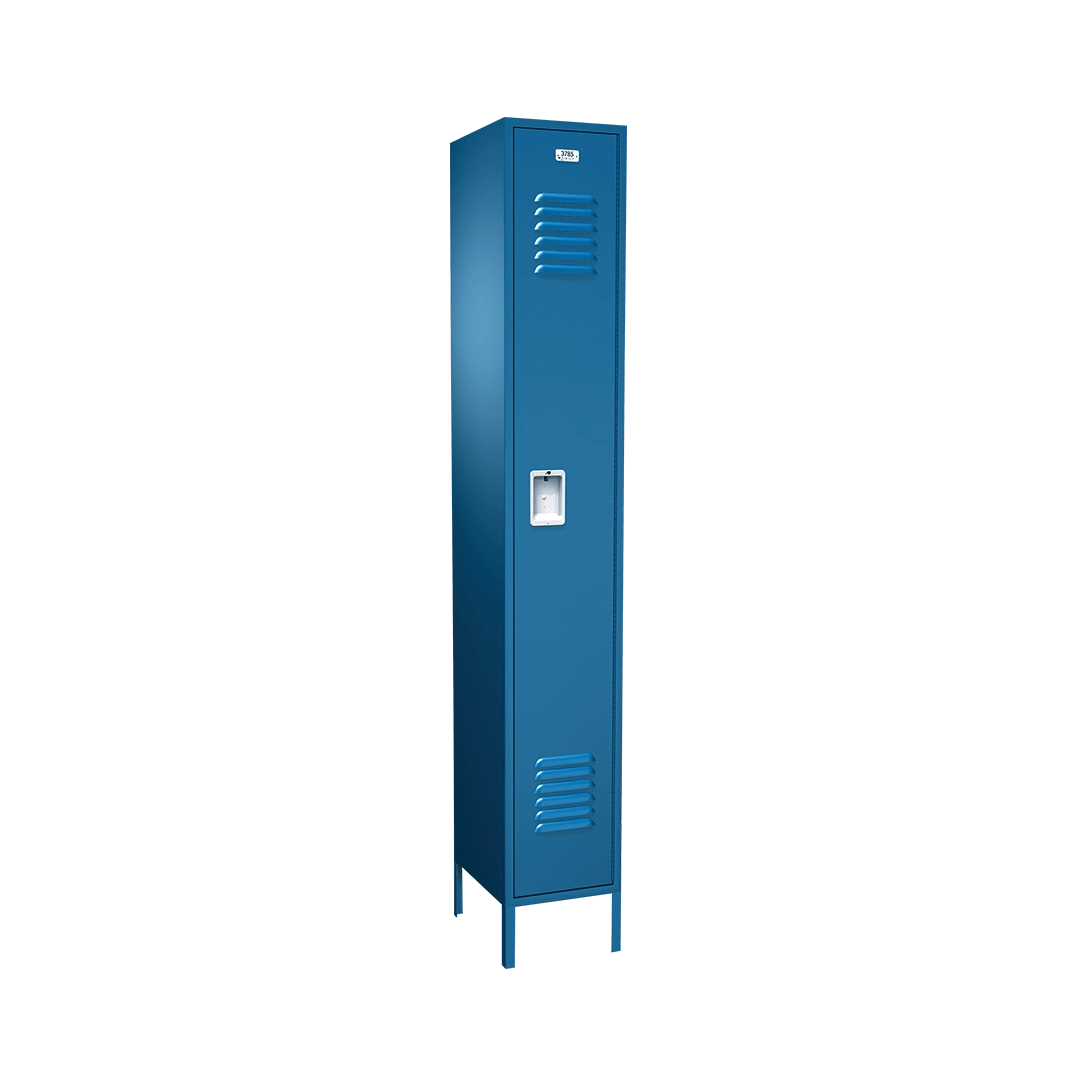 ASI Traditional Louvered Steel Lockers — Traditional Metal Locker Single Tier