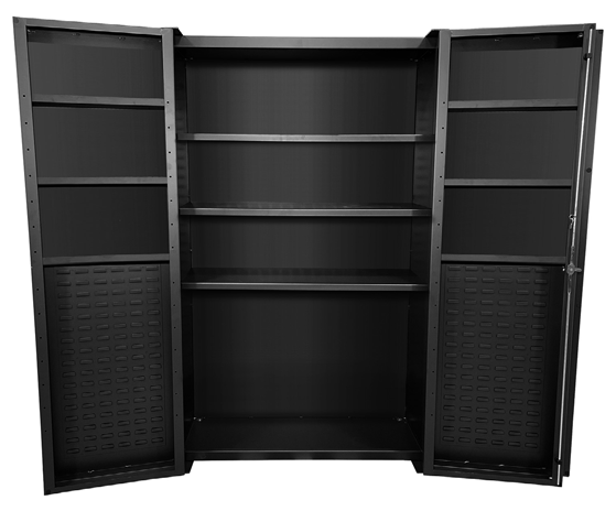 Recessed Deep-Door Bin and Shelf Cabinets — catalog equipment photograph