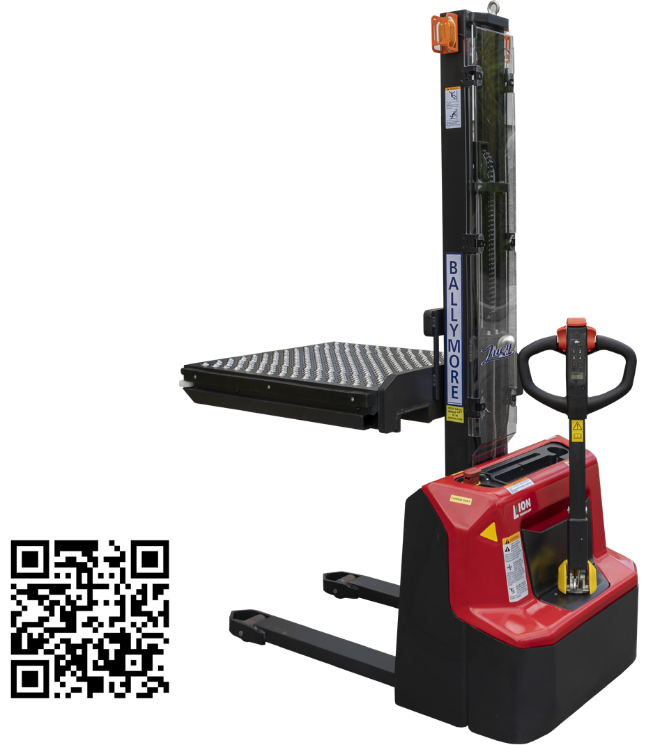 Mobile Battery-Powered Platform Lift — EMS850 — original catalog photograph