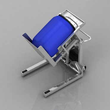 Sanitary Stainless Steel Portable Tippers and Dumpers — catalog equipment photograph
