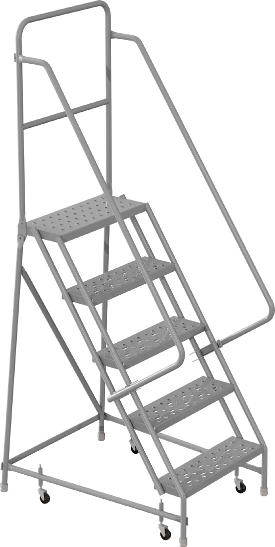 Steel Rolling Safety Ladders — catalog equipment photograph