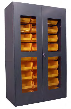 Clear-View Industrial Storage Cabinets — catalog equipment photograph