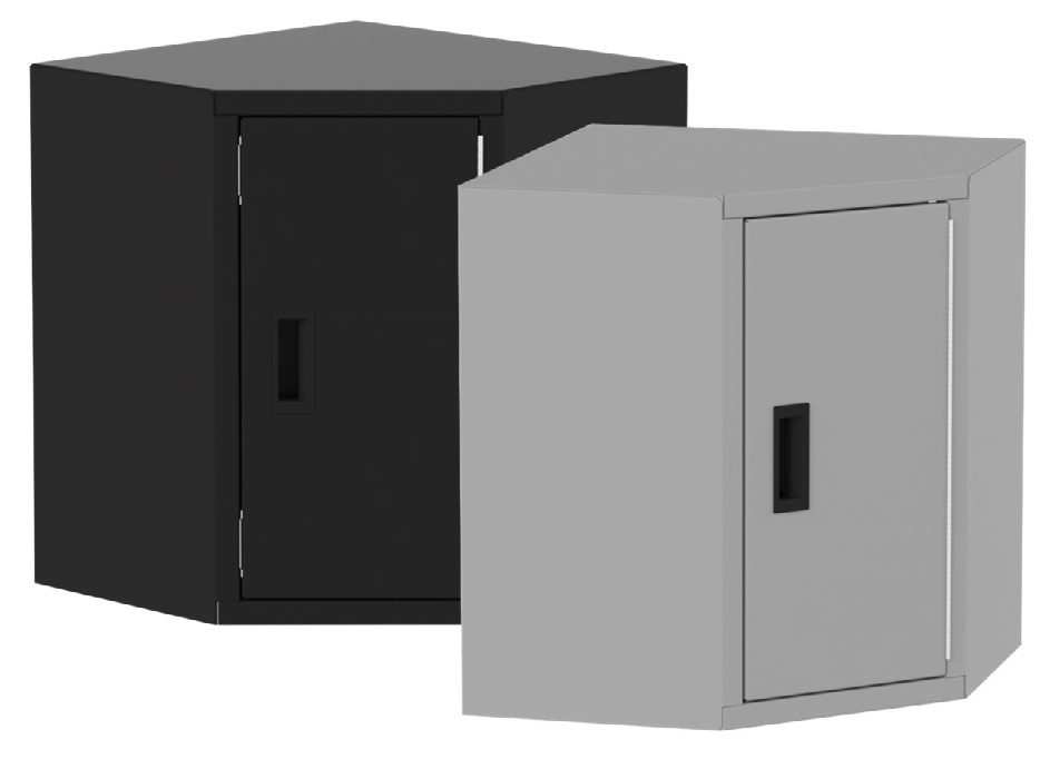 Wall-Mounted Industrial Cabinets — original catalog photograph