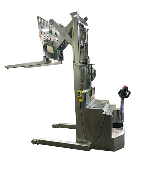 Stainless Steel Reach Trucks — catalog equipment photograph