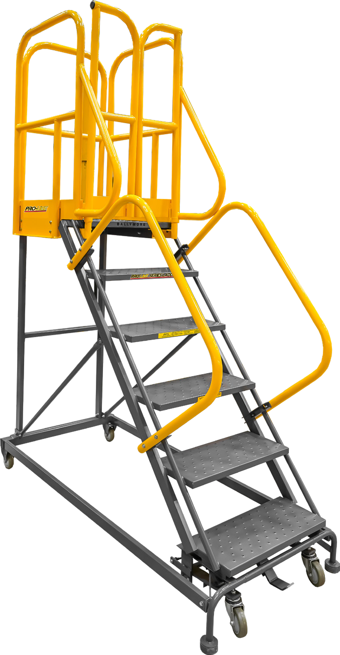Pro-Line Rolling Ladders — catalog equipment photograph