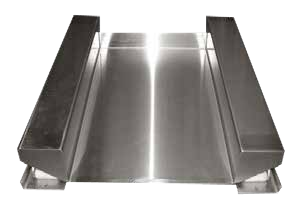 Stainless Steel Ground-Level Scissor Lift Tables — catalog equipment photograph