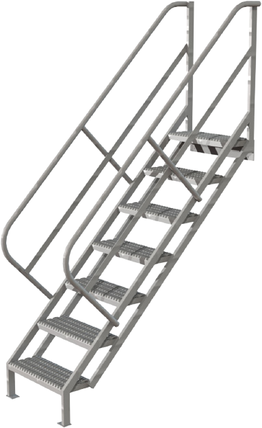 Industrial Access Stairway Ladders — catalog equipment photograph