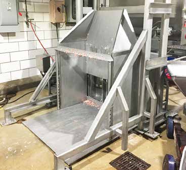 Stainless Steel Ground-Level Column Dumpers — catalog equipment photograph