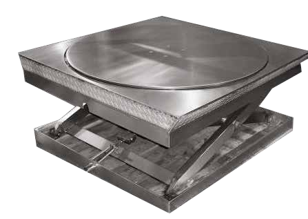 Stainless Steel Low-Profile Lift Tables — catalog equipment photograph