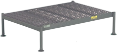 Adjustable-Height Single-Step Work Platforms — catalog equipment photograph