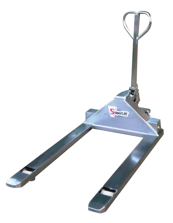 Custom Stainless Steel Manual Pallet Trucks — catalog equipment photograph