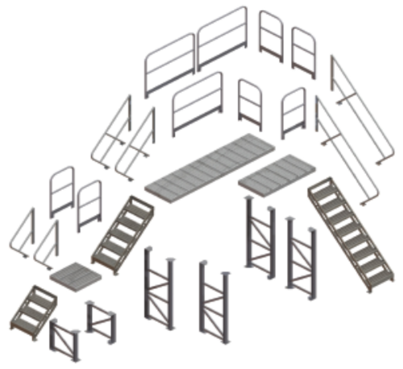 Modular Aluminum Access Platform Systems — catalog equipment photograph