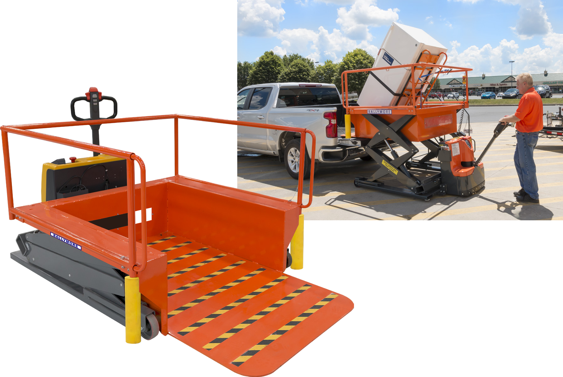 Portable Loading Dock Platforms — original catalog photograph