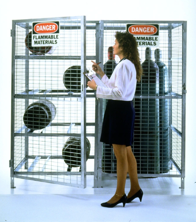 Galvanized Cylinder Storage Cabinets catalog equipment view