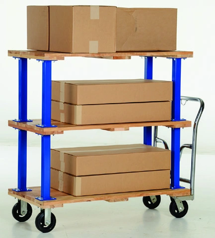 Double & Triple Decker Hardwood Platform Carts catalog equipment view
