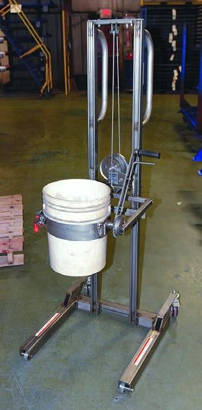 Variable Height Pail Dispenser catalog equipment view