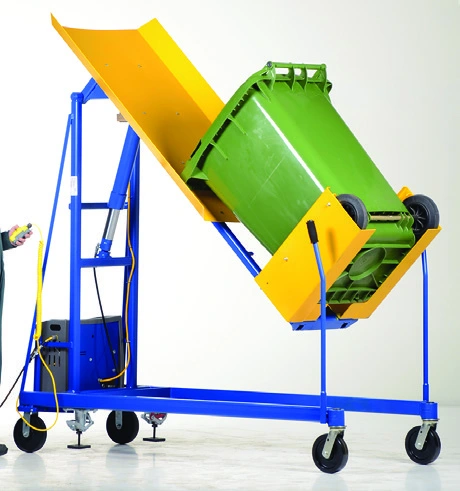 Manual & Electric Hydraulic Trash Can Dumpers catalog equipment view