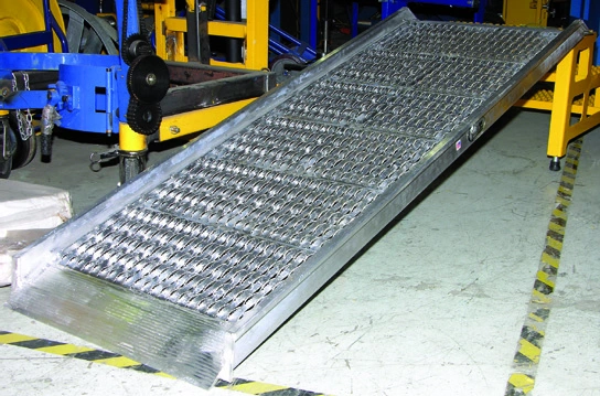 Aluminum Grip-Strut Walk Ramps catalog equipment view