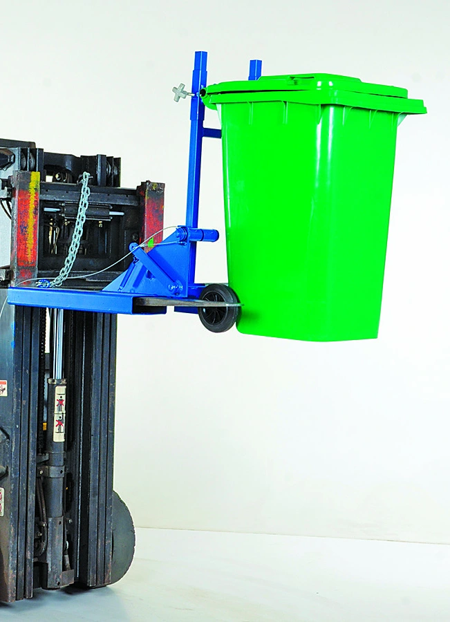 Fork Truck Mounted Trash Can Dumper catalog equipment view