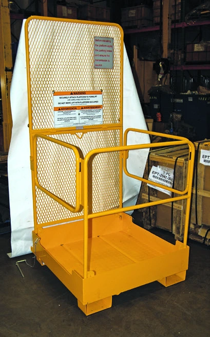 Fold Down Work Platforms catalog equipment view