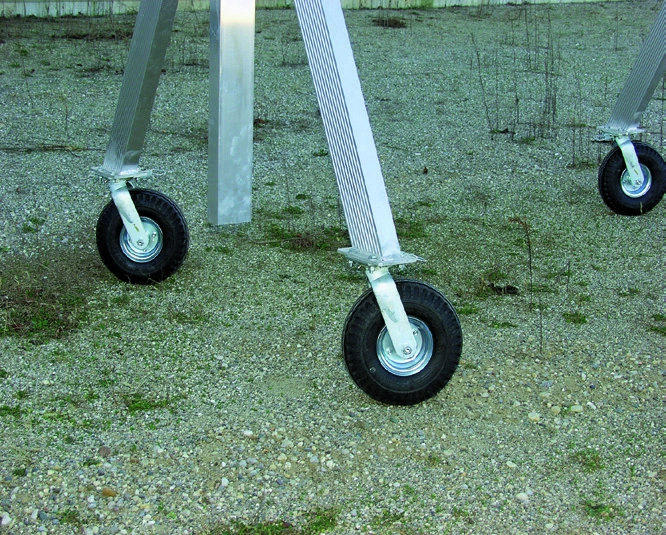 Adjustable Height Aluminum Gantry Cranes with Pneumatic Casters catalog equipment view