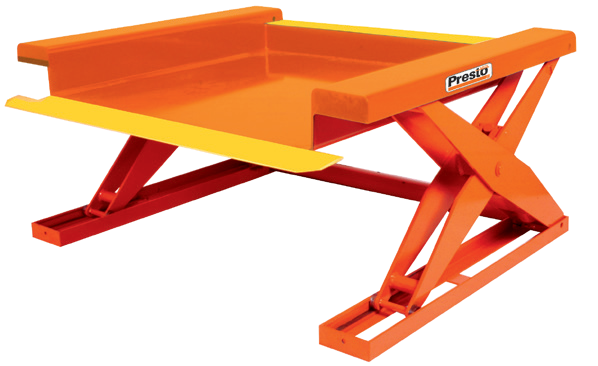 XZ Floor-Level Hydraulic Lift Tables — manufacturer catalog illustration