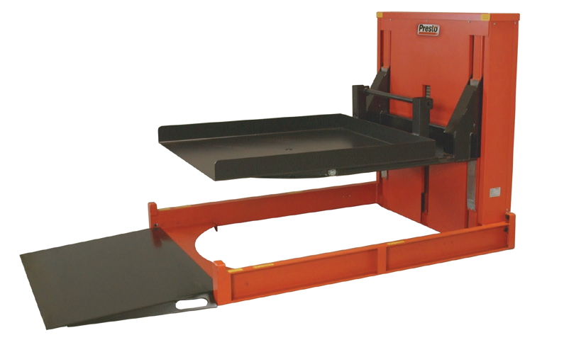 P4 Floor-Level Loader with Turntable — manufacturer catalog illustration