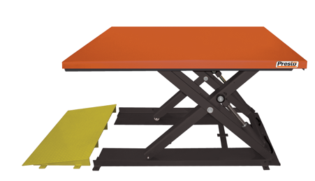 LP34 Low-Profile Lift Tables — manufacturer catalog illustration