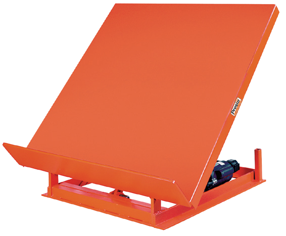 TT30 and TT45 Hydraulic Tilt Tables — manufacturer catalog illustration
