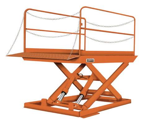 ECOA HLD SizzrDok Loading Dock Lifts — manufacturer catalog illustration
