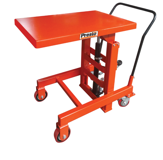 PL Hydraulic Cantilever Tables — manufacturer catalog illustration