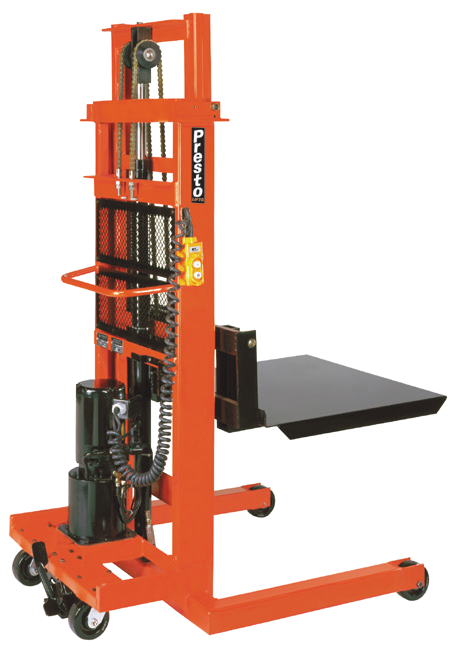 EPF and ESF AC Electric Stackers — manufacturer catalog illustration