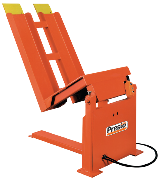 SRT Stationary Container Tilters — manufacturer catalog illustration
