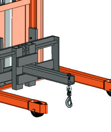 Stacker Hook Booms — manufacturer catalog illustration