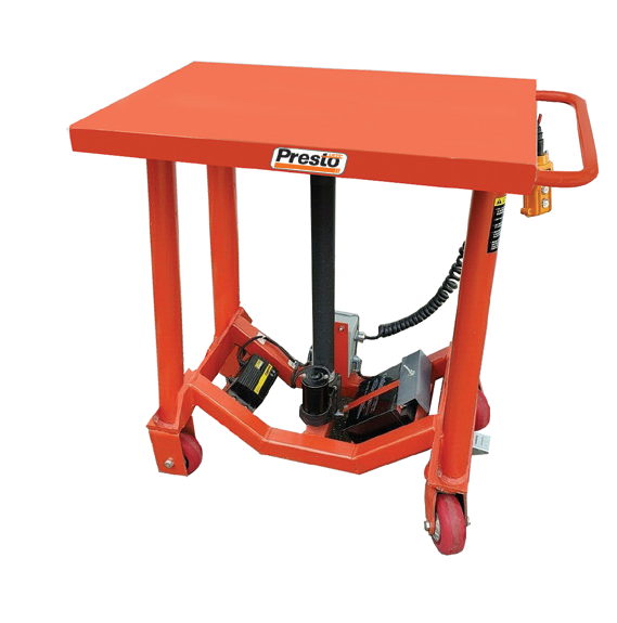 BP Battery Post Lift Tables — manufacturer catalog illustration
