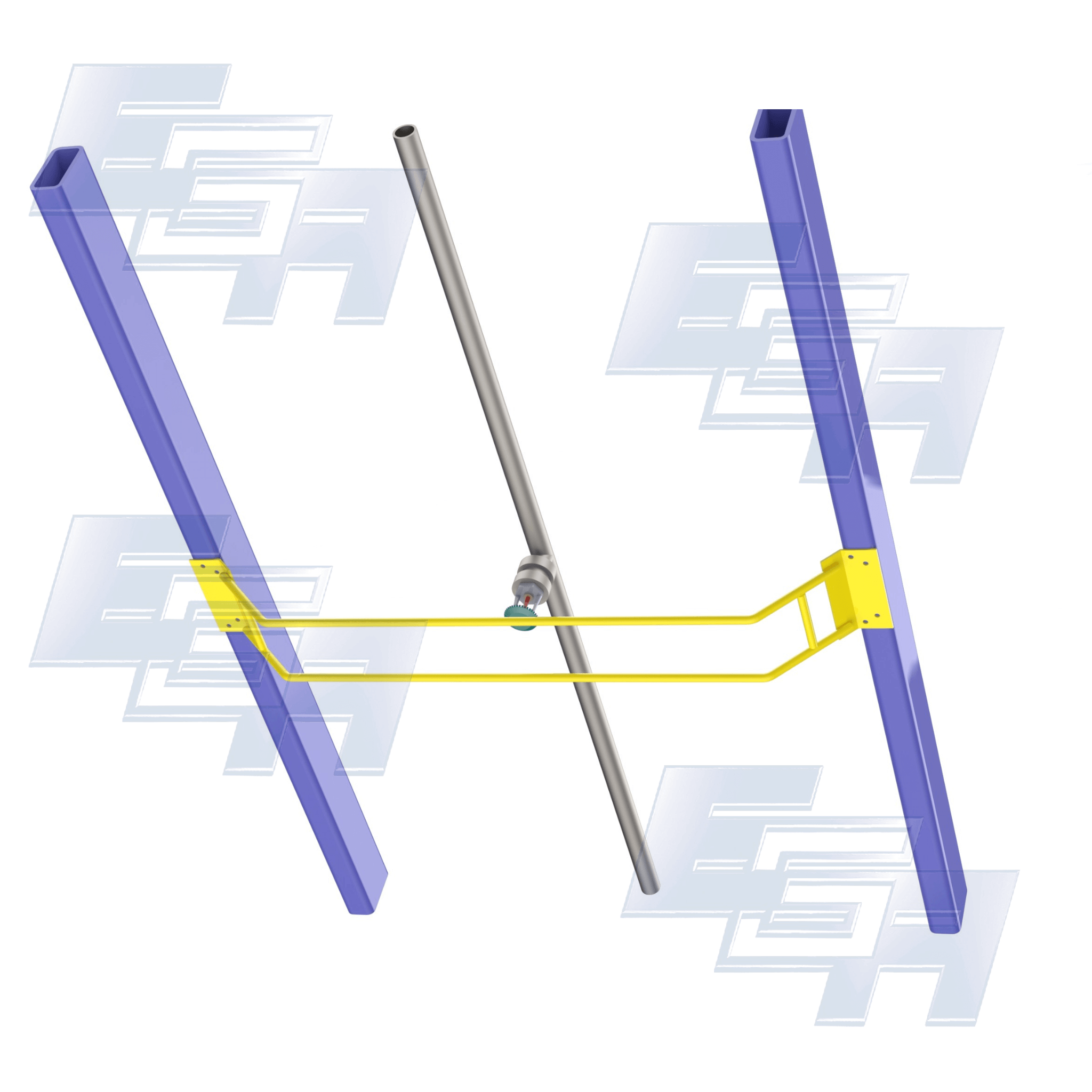 EGA Products Pallet Rack Sprinkler Protectors manufacturer image