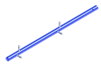 AAIT / Technocraft 4’ & 1.69” Female Guard Rail Post (Drop & Candy Cane Lock) manufacturer image