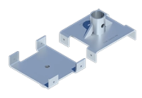 AAIT / Technocraft 8″X 8″ Four Way U-Head (For Screw) manufacturer image