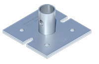 AAIT / Technocraft 7″ X 7″ Base Plate (For Frame & Screw) manufacturer image
