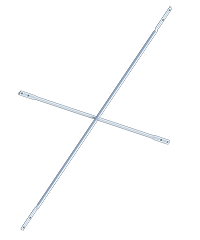 AAIT / Technocraft Tubular Cross Braces (Single and Double Hole) manufacturer image