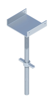 AAIT / Technocraft 8″ X 8″ U-Head Screw Jack (DUAL GROOVE NUT) manufacturer image