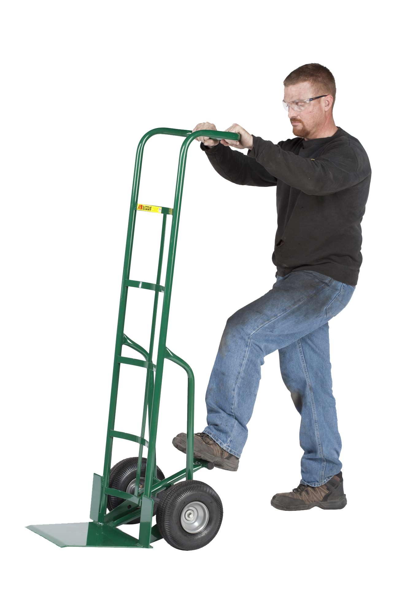 Little Giant industrial equipment 60″ Tall Hand Truck with Patented Foot Kick manufacturer image