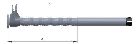 0.4 m Adjustable Scaffold Leg — 9517-01 — product view