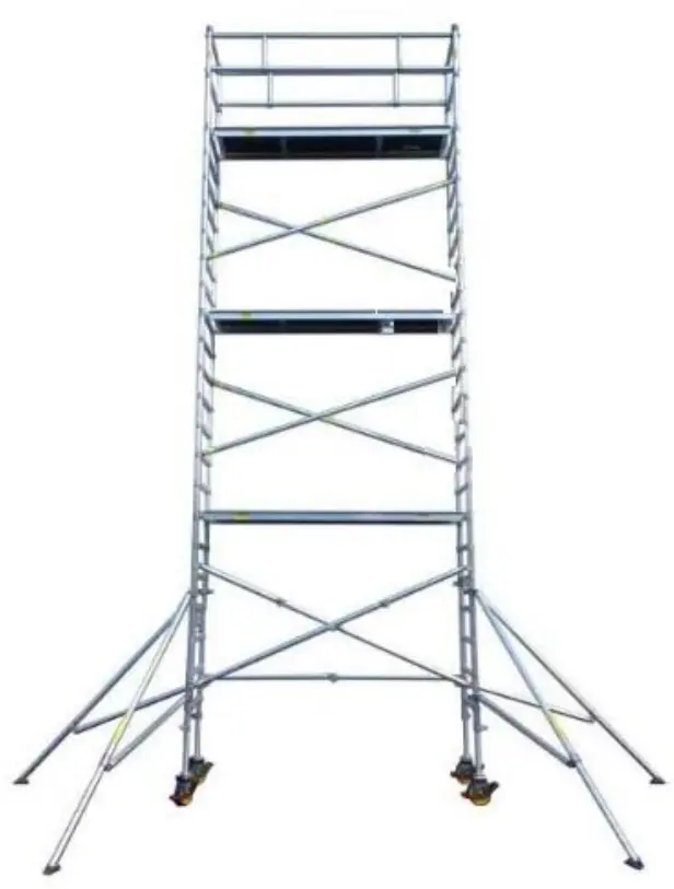 Single-Width 21-Foot Mobile Scaffold Tower — product view