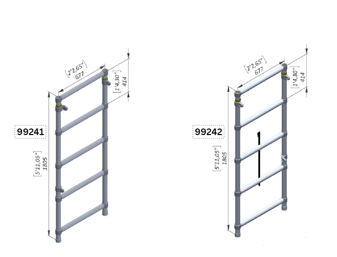 Single-Width V-X Replacement Frame — 99241 — product view