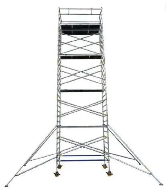 Double-Width 27-Foot Mobile Scaffold Tower — product view