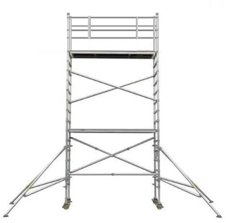Single-Width 14-Foot Mobile Scaffold Tower — product view
